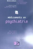 Couverture du livre « Medicaments en psychiatrie » de Richard aux éditions Lamarre