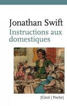 Couverture du livre « Instructions aux domestiques » de Jonathan Swift aux éditions Circe