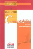 Couverture du livre « Les grands auteurs en comptabilité » de Bernard Colasse aux éditions Ems