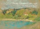 Couverture du livre « Henry Grosjean (1864-1948) ; de Paris à la Bresse » de  aux éditions Departements De L'ain