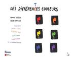 Couverture du livre « Les différentes couleurs » de Cécile Bertrand et Renaud Erpicum aux éditions Territoires De La Memoire