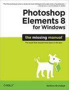 Couverture du livre « Photoshop Elements 8 for Windows ; the missing manual » de Barbara Brundage aux éditions O'reilly Media