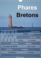 Couverture du livre « Phares bretons calendrier mural 2020 din a4 vertical - phares de bretagne calendrier » de Beno T Etienne aux éditions Calvendo