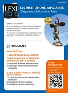 Couverture du livre « Les institutions judiciaires ; l'organisation de la justice en France (3e édition) » de Tatiana Vassine aux éditions Enrick B.