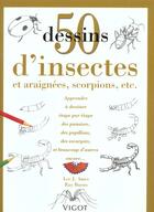 Couverture du livre « 50 dessins d'insectes » de Lee.J Ames aux éditions Vigot