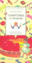 Couverture du livre « Comptines a croquer - les petits bonheurs, des 3 ans » de Corinne Albaut aux éditions Actes Sud
