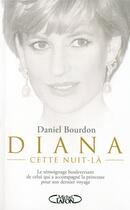 Couverture du livre « Diana ; cette nuit-là » de Daniel Bourdon aux éditions Michel Lafon