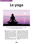 Couverture du livre « Le yoga » de  aux éditions Aedis