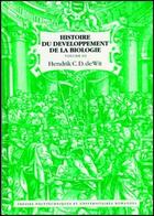 Couverture du livre « Histoire du developpement de la biologie - volume 1 » de De Wit Hendrik C.D. aux éditions Ppur