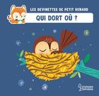 Couverture du livre « Les devinettes de Petit Renard ; qui dort où ? » de Celine Claire et Sarah Sanchez aux éditions Larousse