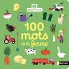 Couverture du livre « Mes 100 mots de la ferme » de Olivier Latyk aux éditions Nathan