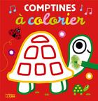 Couverture du livre « Comptines à colorier » de Isabelle Jacque aux éditions Lito