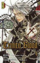 Couverture du livre « Trinity blood Tome 1 » de Sunao Yoshida et Kiyo Kyujo aux éditions Kana