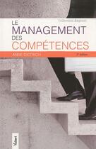 Couverture du livre « Le management des compétences (2e édition) » de Anne Dietrich aux éditions Vuibert