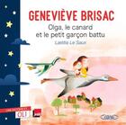Couverture du livre « Olga, le canard et le petit garcon battu » de Genevieve Brisac aux éditions Michel Lafon