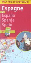 Couverture du livre « Espagne 1/700.000 (carte + guide) » de  aux éditions Mairdumont