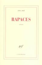 Couverture du livre « Rapaces » de Anna Moi aux éditions Gallimard