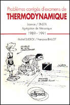 Couverture du livre « Thermodynamique 1989-1991 (licence, ensta, agregation de mecanique) » de Dudeck/Baillot aux éditions Ellipses