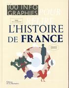 Couverture du livre « 100 infographies pour relire l'histoire de France » de Bachelet Jean-Louis et Gael Etienne aux éditions La Martiniere