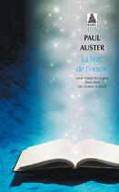 Couverture du livre « La nuit de l'oracle » de Paul Auster aux éditions Actes Sud