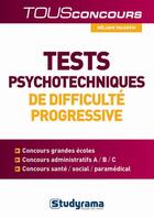 Couverture du livre « Tests psychotechniques de difficulté progressive (2e édition) » de Melanie Valentin aux éditions Studyrama
