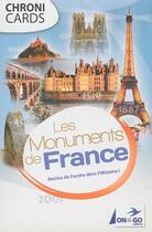 Couverture du livre « Monuments de France » de  aux éditions On The Go