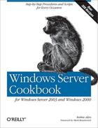 Couverture du livre « Windows Server cookbook » de Robbie Allen aux éditions O Reilly & Ass