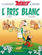 Couverture du livre « Astérix Tome 40 : L'iris blanc » de Fabcaro et Didier Conrad aux éditions Hachette