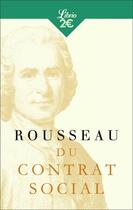 Couverture du livre « Du contrat social » de Jean-Jacques Rousseau aux éditions J'ai Lu