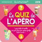 Couverture du livre « Calendrier ; quizmaniak le quiz de l'apéro (édition 2018) » de Yiannis Lhermet aux éditions Editions 365