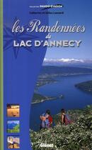 Couverture du livre « Les randonnées du lac d'annecy » de Gilles Lansard aux éditions Glenat