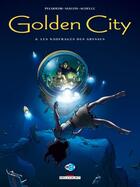 Couverture du livre « Golden City t.8 : les naufragés des abysses » de Daniel Pecqueur et Nicolas Malfin aux éditions Delcourt
