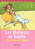 Couverture du livre « Les malheurs de sophie » de Sophie De Segur aux éditions Nathan