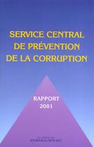 Couverture du livre « Service central de prevention de la corporation » de  aux éditions Documentation Francaise