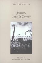 Couverture du livre « Journal sous la terreur » de Michaut-Paterno J. aux éditions Rocher