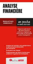 Couverture du livre « Analyse financière : Intègre la modernisation des états financiers conforme au règlement de l'ANC (arrêté du 26/12/2023 portant homologation) (14e édition) » de Beatrice Grandguillot et Francis Grandguillot aux éditions Gualino