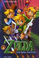Couverture du livre « The legend of Zelda Tome 8 : four swords adventure t.1 » de Akira Himekawa aux éditions Soleil