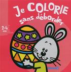 Couverture du livre « Je colorie ss deborder lapin » de Piette Nadine aux éditions Hemma