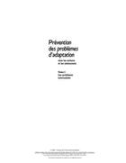 Couverture du livre « Prévention des problèmes d'adaptation chez les enfants et les adolescents - t.1. les problemes in » de Gagnon et F Vitaro aux éditions Presses De L'universite Du Quebec