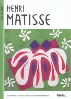 Couverture du livre « Henri Matisse » de Sylvie Delpech aux éditions Palette