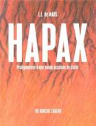 Couverture du livre « Hapax ; prolégomènes à une bande dessinée de droite » de L. L. De Mars aux éditions The Hoochie Coochie