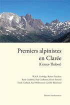 Couverture du livre « Premiers alpinistes en Clarée (Cerces-Thabor) » de  aux éditions Transhumances