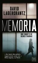 Couverture du livre « Memoria : Une enquête de Rekke & Vargas » de David Lagercrantz aux éditions Harpercollins