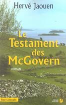 Couverture du livre « Le testament des McGovern » de Herve Jaouen aux éditions Presses De La Cite