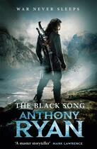 Couverture du livre « THE BLACK SONG - RAVEN''S BLADE » de Anthony Ryan aux éditions Orbit Uk