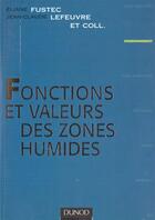 Couverture du livre « Zones Humides » de Alain Fustec aux éditions Dunod