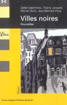 Couverture du livre « Villes noires » de  aux éditions J'ai Lu