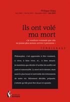 Couverture du livre « Ils ont volé ma mort » de Philippe Chleq aux éditions Societe Des Ecrivains