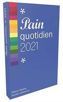Couverture du livre « Pain quotidien 2021 » de  aux éditions Olivetan