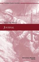 Couverture du livre « Journal du Maréchal Wilson » de Marechal Wilson aux éditions Nouveau Monde